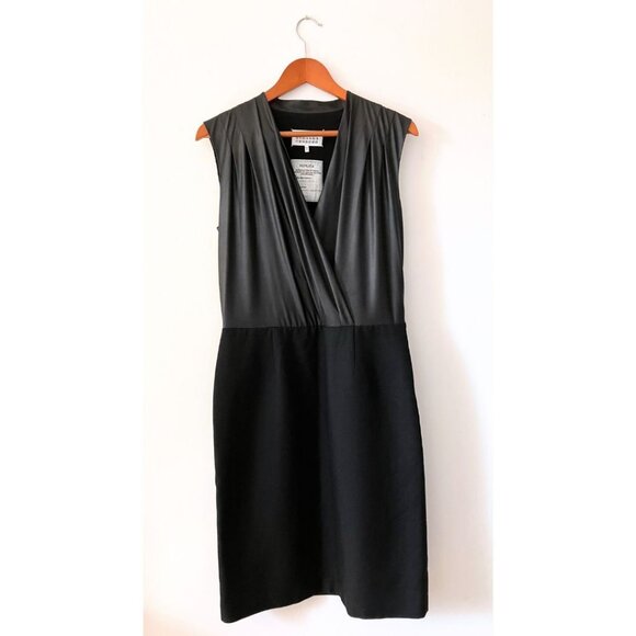 Maison Martin Margiela Sleeveless Midi Dress Black Size 46 - Picture 2 of 5
